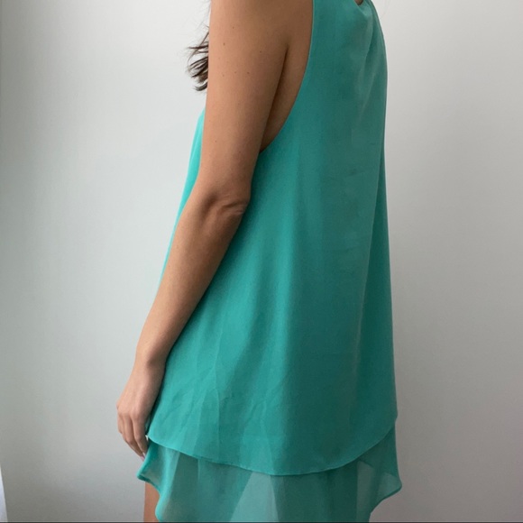 Millau Turquoise Mini Dress - Picture 3 of 6